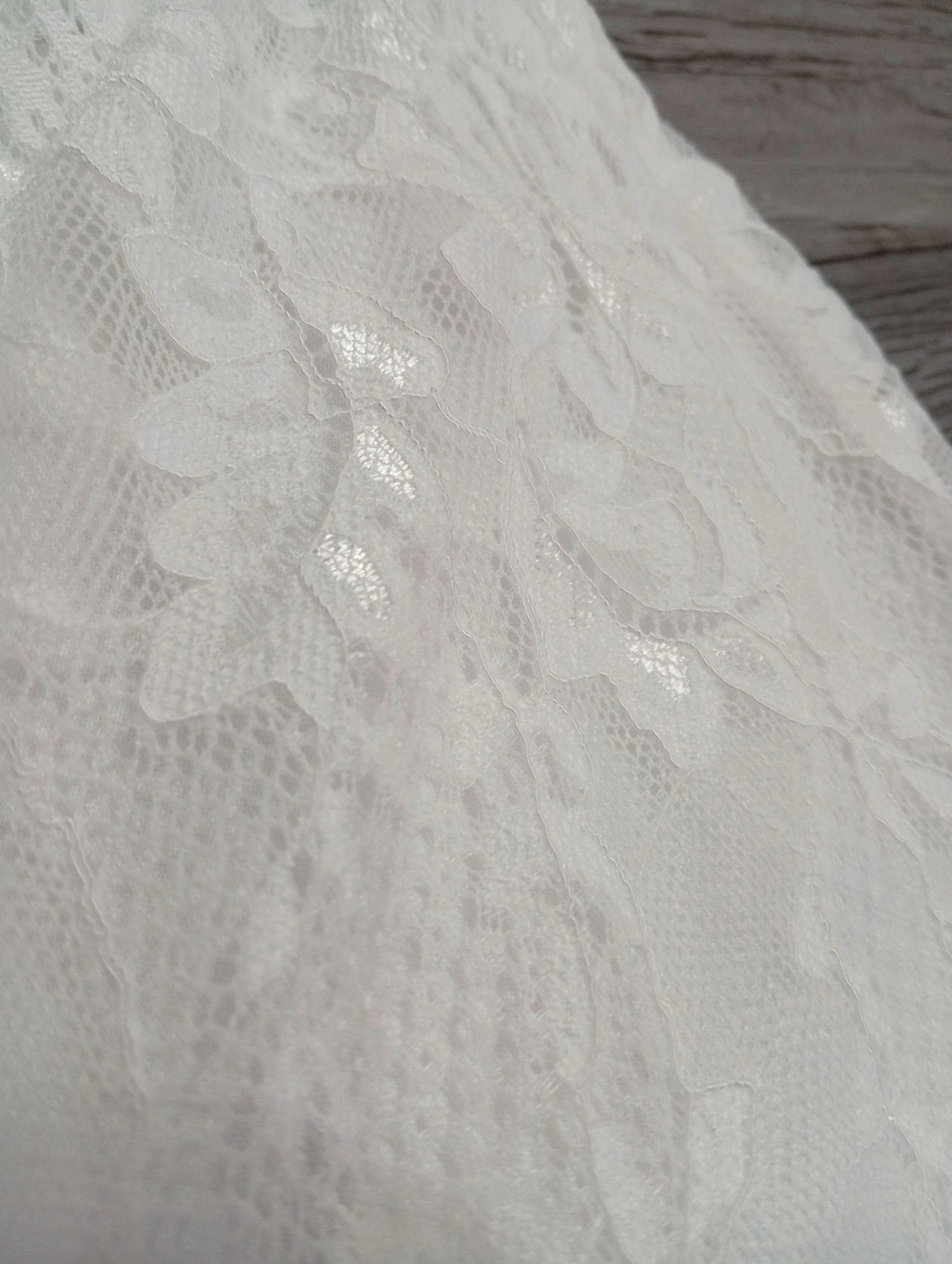 Flare-leggings met bloemenkant wit Boho Romantique Vintage S – photo 6